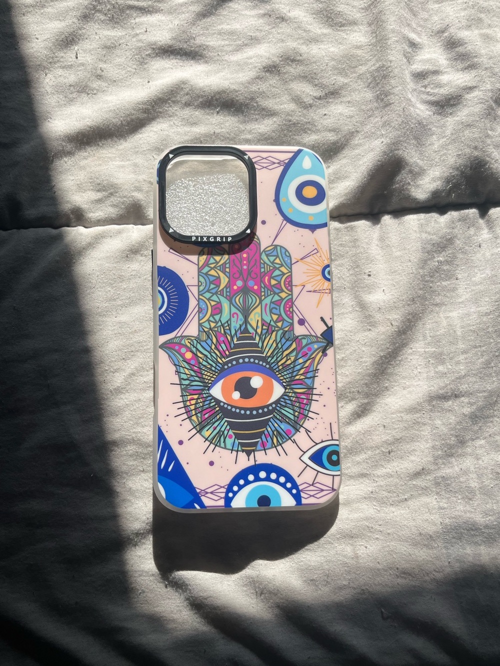 PIXGRIP Hamsa Hand “Evil Eye” Phone Case